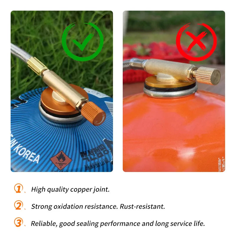 TARKA 3 Heads Camping Gas Stove – Portable Folding Outdoor Burner