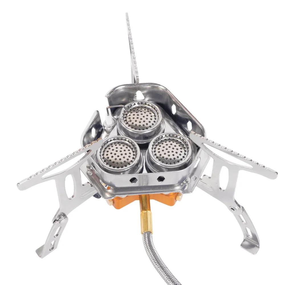 TARKA 3 Heads Camping Gas Stove – Portable Folding Outdoor Burner
