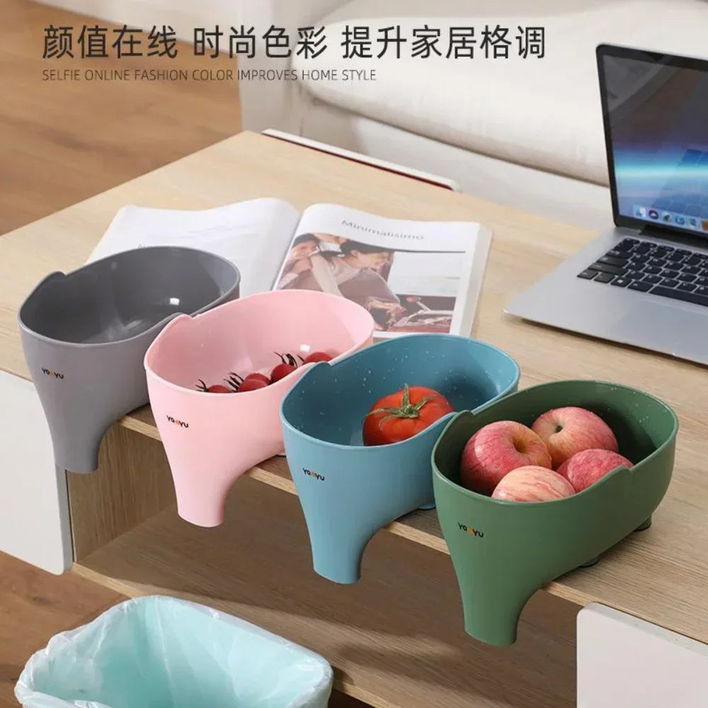 Elephant Sink Strainer Basket – Hanging Kitchen Drain Organizer