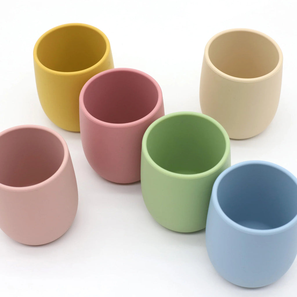 Lunivay Mini Silicone Baby Water Cup – Non-Spill Toddler Training Cup