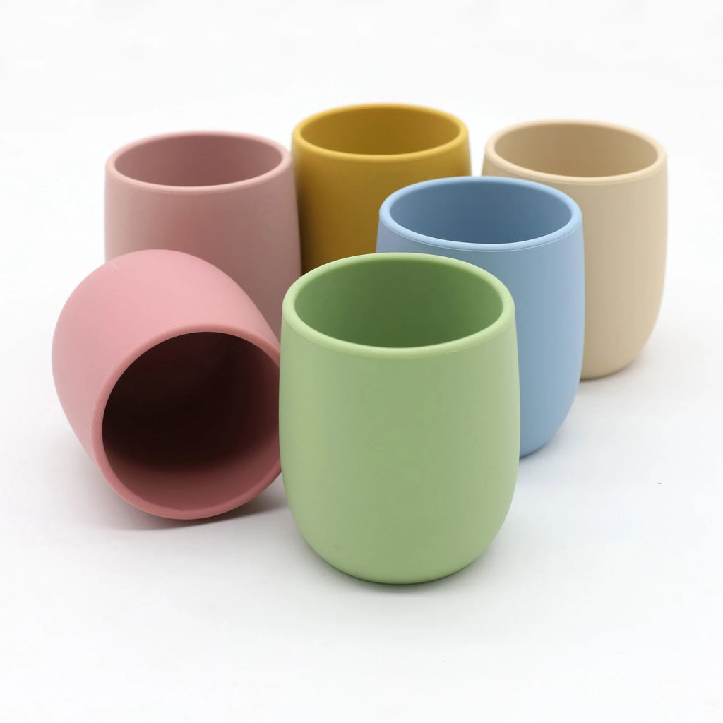 Lunivay Mini Silicone Baby Water Cup – Non-Spill Toddler Training Cup
